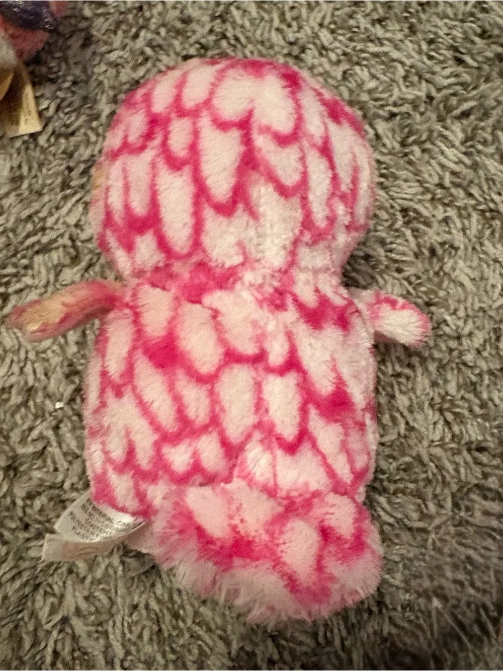 Ty Pinky Plush Kids Accessory - Pink and White